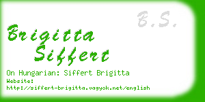 brigitta siffert business card
